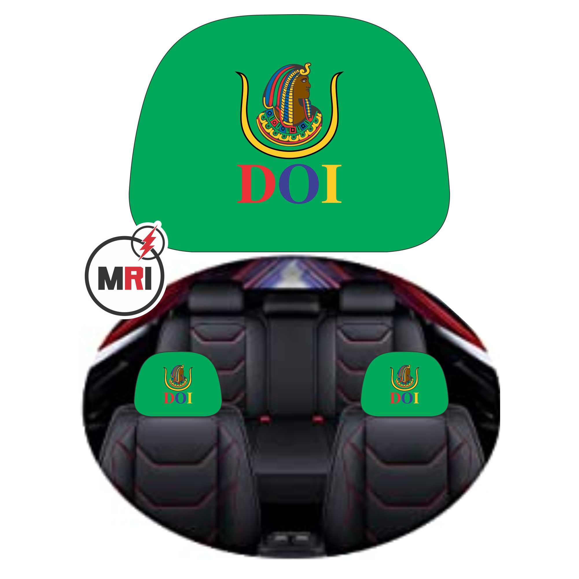 Daughters of Isis Headrest Cover