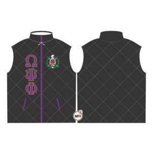 Omega Psi Phi Quilted Vest