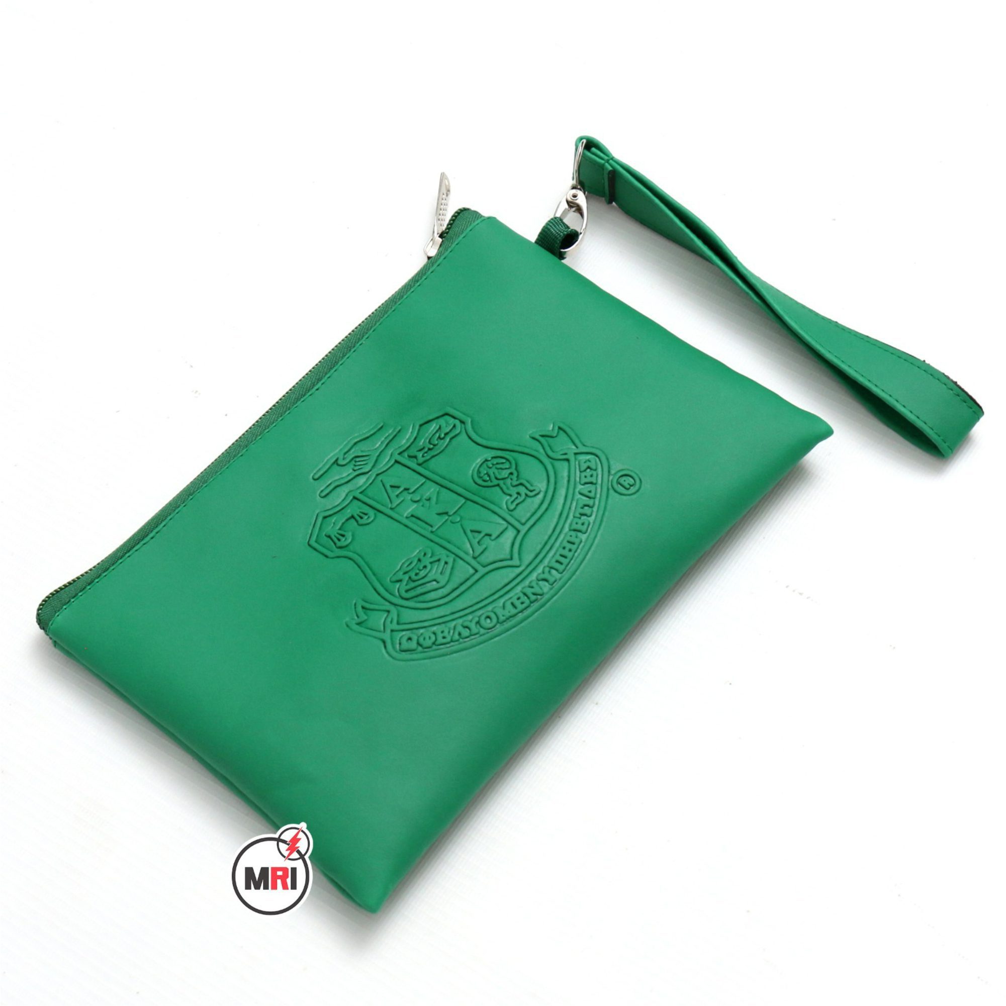 Alpha Kappa Alpha Embossed Hand Wristlet