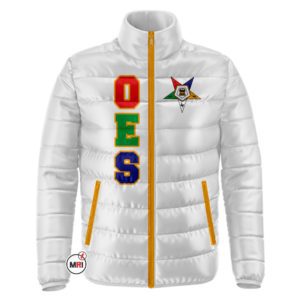 Order Of The Eastern Star Puffer Jacket