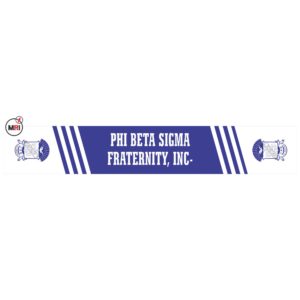 Phi Beta Sigma Sublimated Silk Scarf