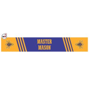 Master Mason Sublimated Silk Scarf