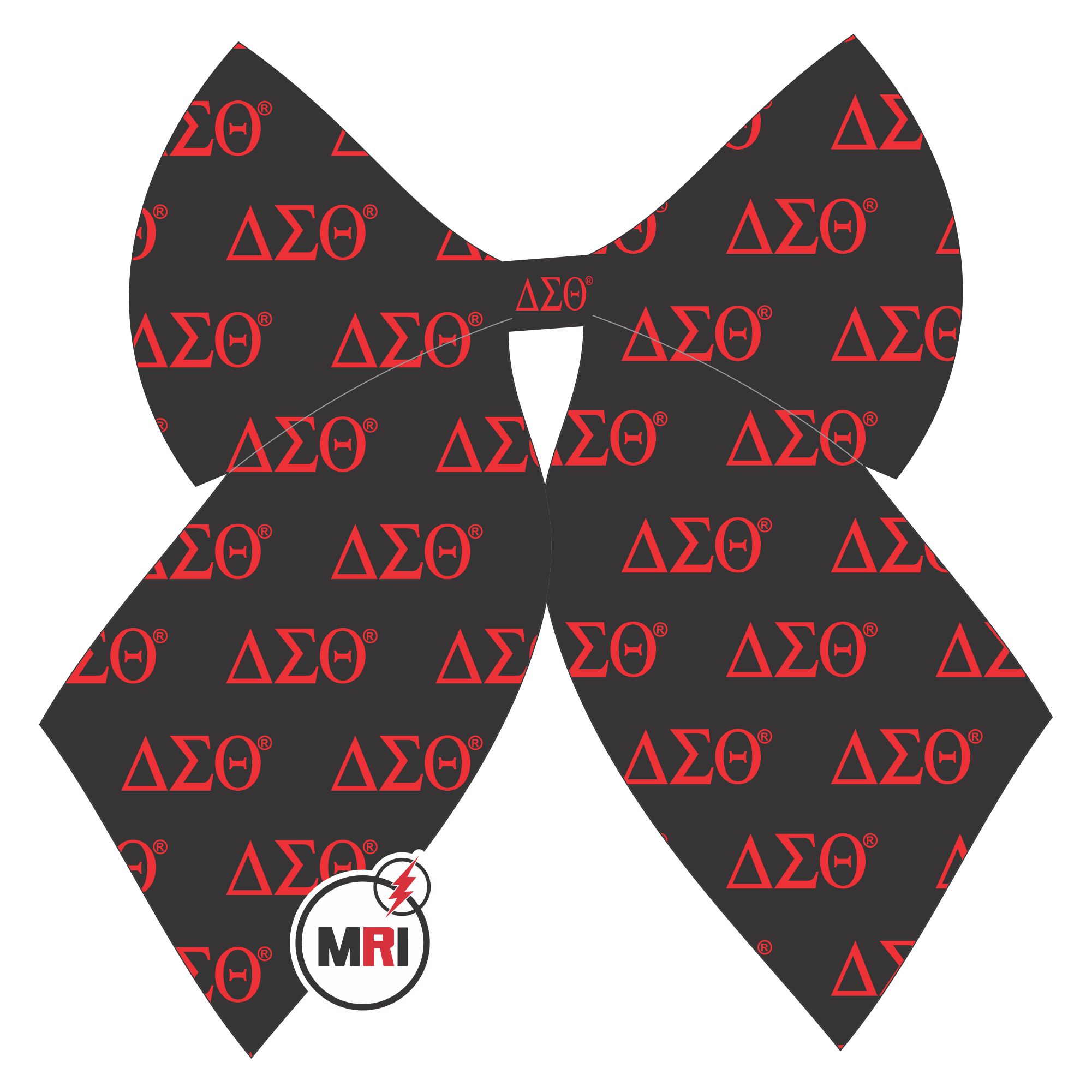 Delta Sigma Theta Sublimated Bow Tie