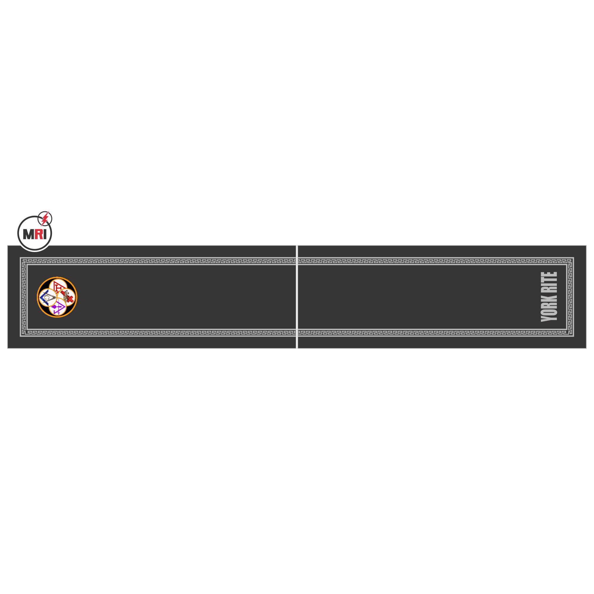 York Rite Sublimated Silk Scarf