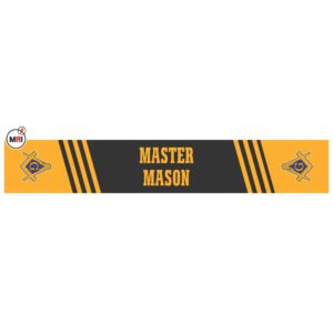 Master Mason Sublimated Silk Scarf