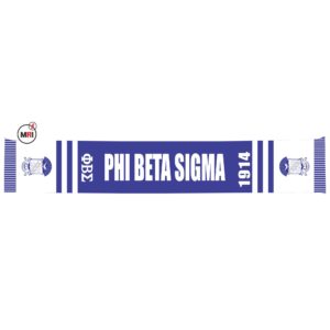 Phi Beta Sigma Knitted Scarf