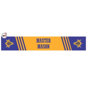 Master Mason Sublimated Silk Scarf