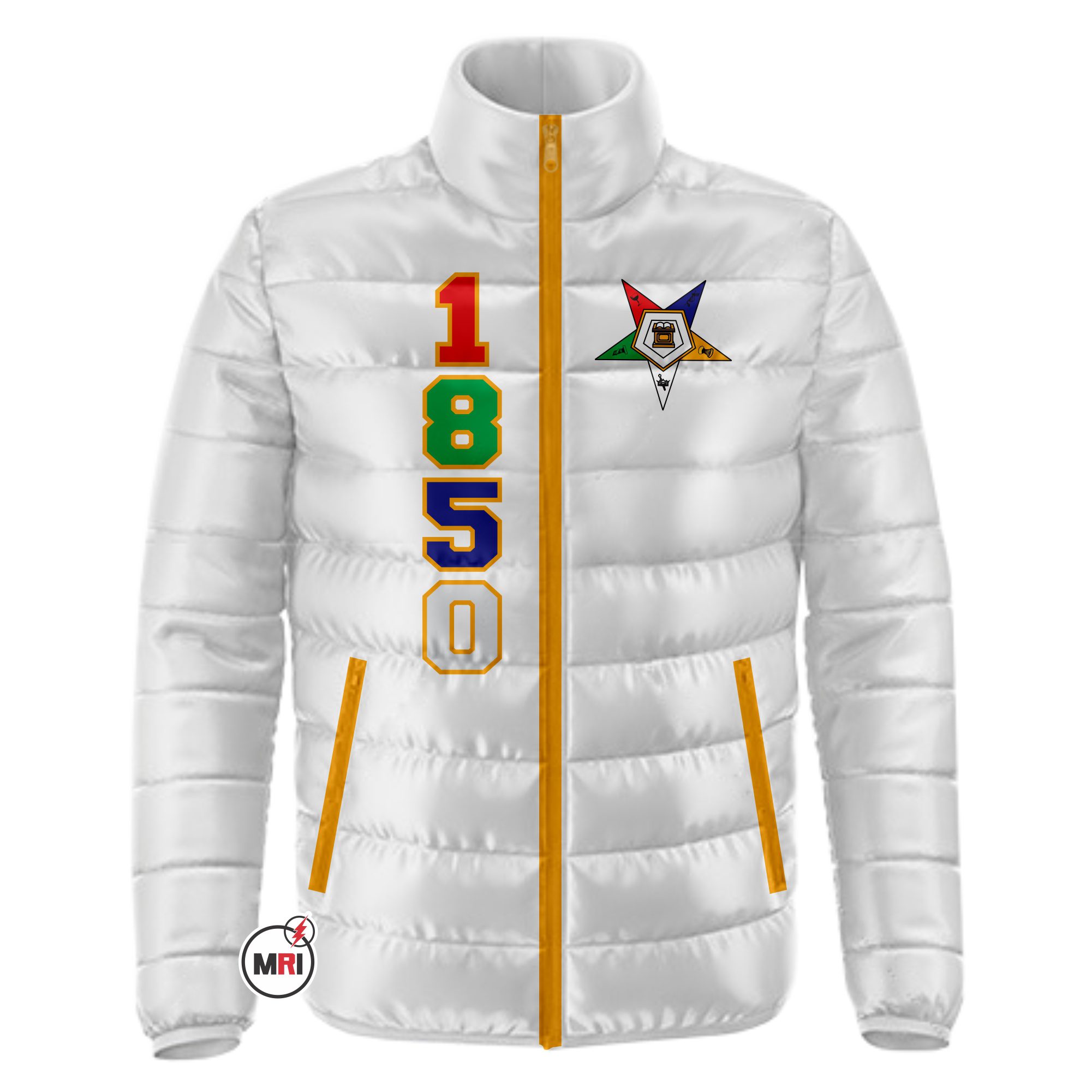 Order Of The Eastern Star Puffer Jacket