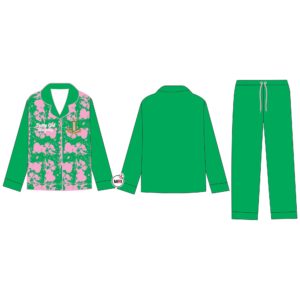 Alpha Kappa Alpha Sublimated Pajama Set