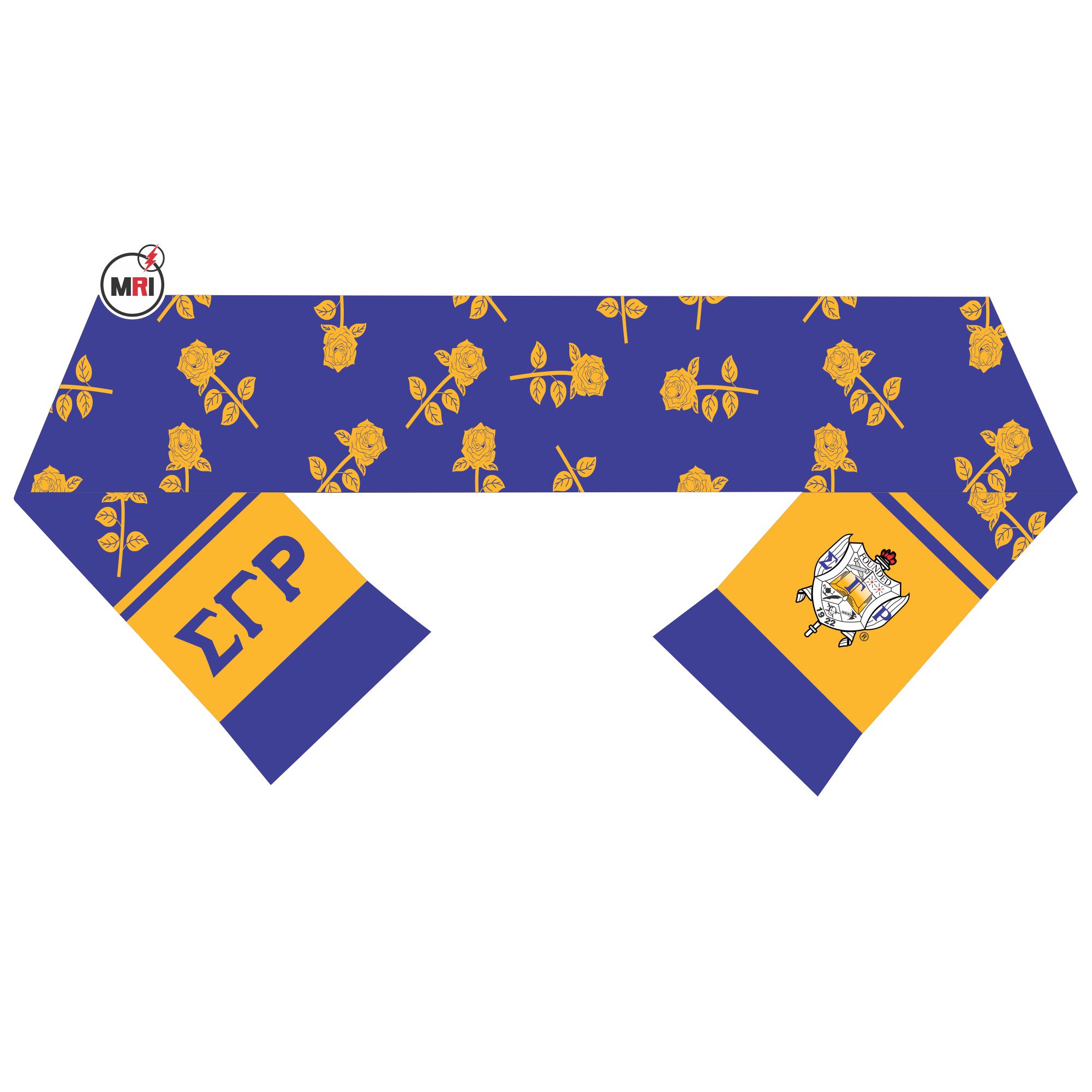 Sigma Gamma Rho Sublimated Silk Scarf - Image 2