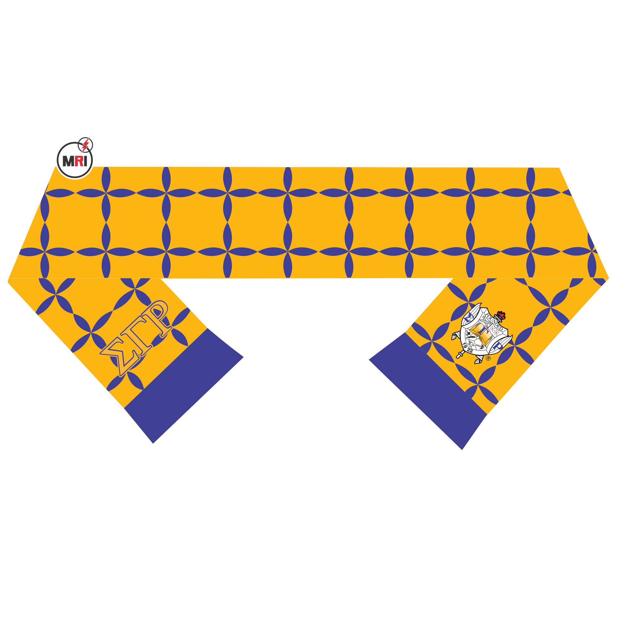 Sigma Gamma Rho Sublimated Silk Scarf - Image 2