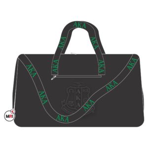 Alpha Kappa Alpha Embossed Duffle Bag