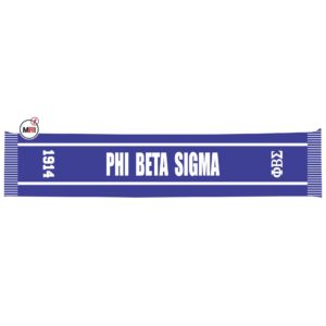 Phi Beta Sigma Knitted Scarf
