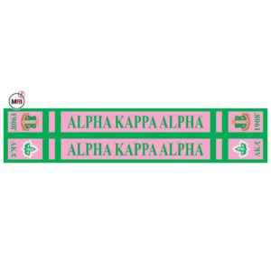 Alpha Kappa Alpha Sublimated Silk Scarf