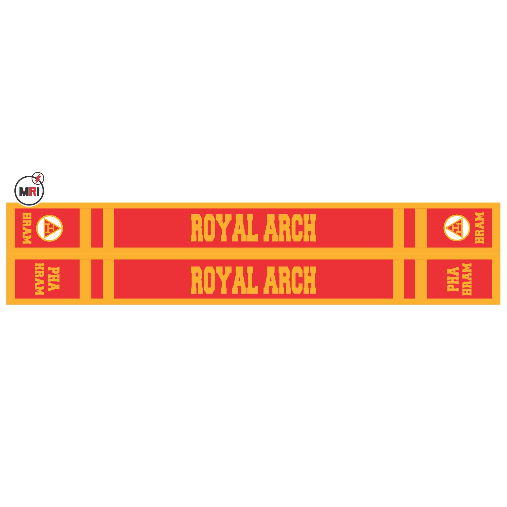 Holy Royal Arch Masonry Sublimated Silk Scarf