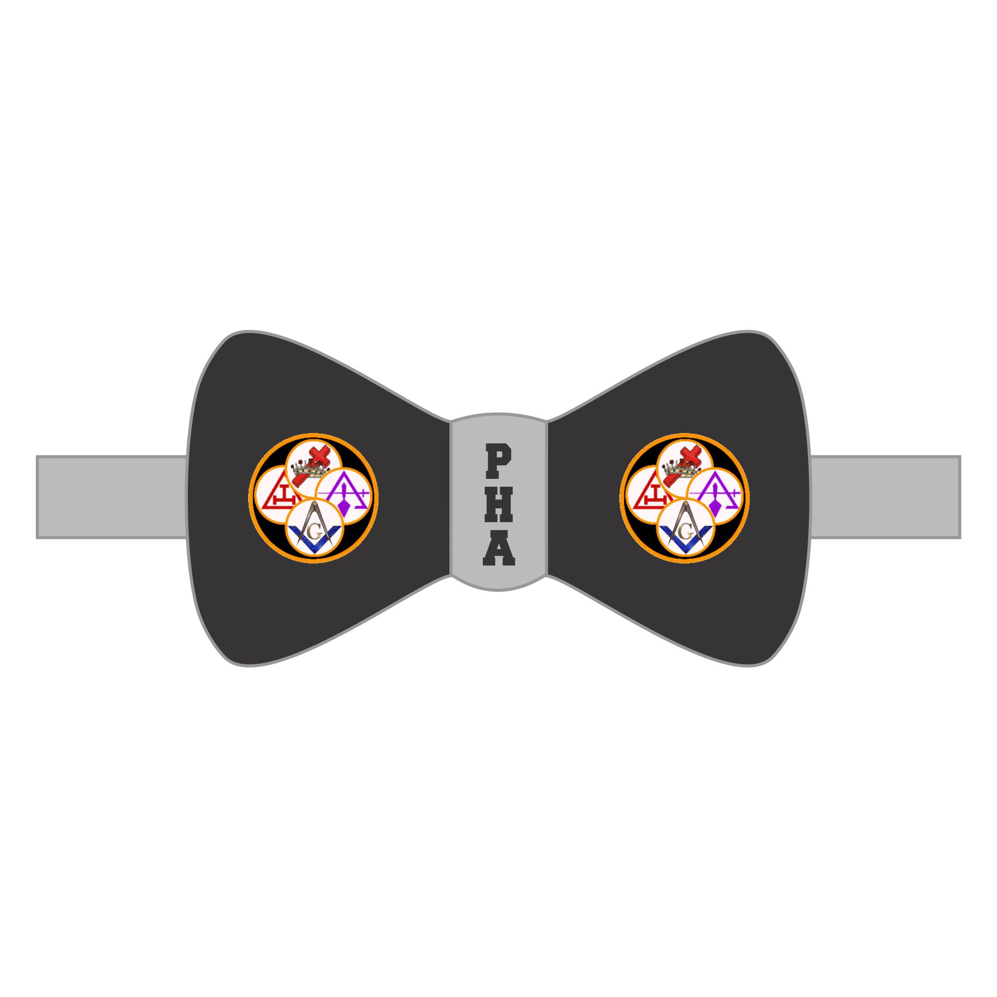 York Rite Sublimated Bow Tie