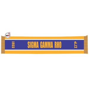Sigma Gamma Rho Knitted Scarf