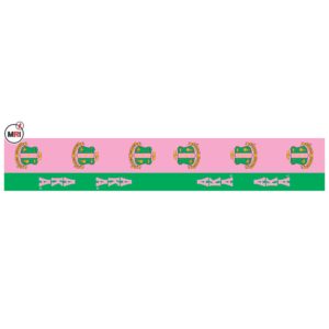 Alpha Kappa Alpha Sublimated Silk Scarf