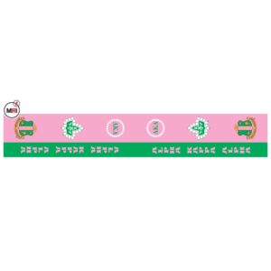 Alpha Kappa Alpha Sublimated Silk Scarf