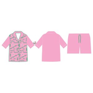 Alpha Kappa Alpha Sublimated Pajama Set