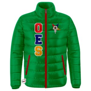 Order Of The Eastern Star Puffer Jacket