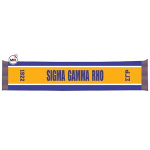 Sigma Gamma Rho Knitted Scarf