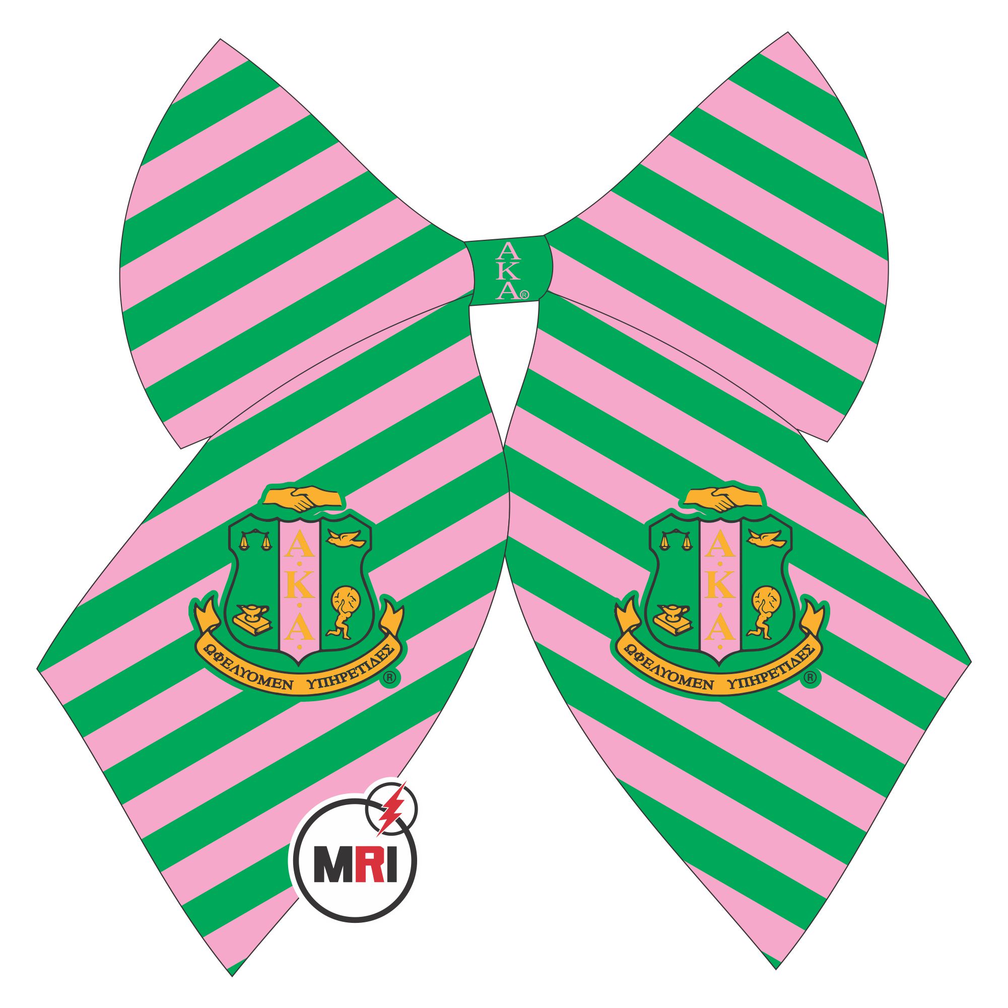 Alpha Kappa Alpha Sublimated Bow Tie