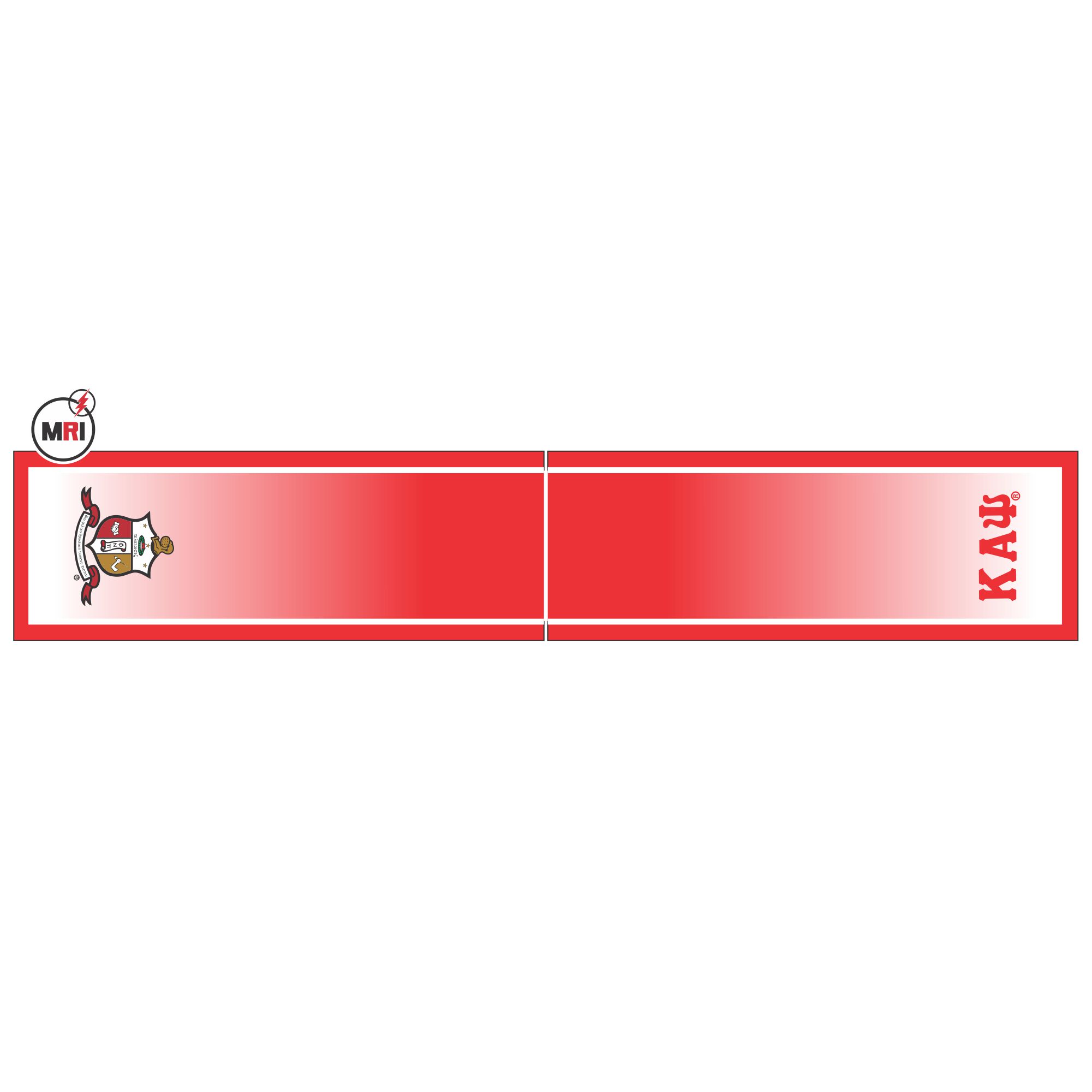 Kappa Alpha Psi Sublimated Silk Scarf