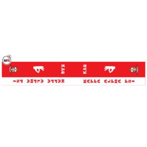 Kappa Alpha Psi Sublimated Silk Scarf