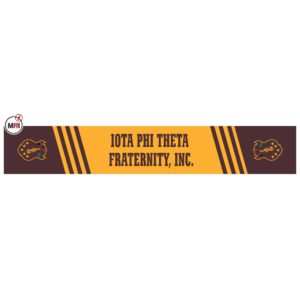 Iota Phi Theta Sublimated Silk Scarf