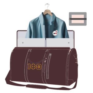 Iota Phi Theta Garment Bag Convert Into Duffle Bag