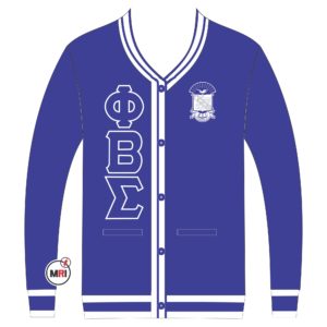 Phi Beta Sigma Knitted Cardigan Sweater