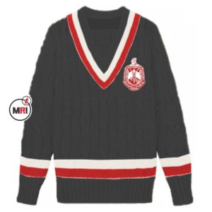 Delta Sigma Theta Cable Knit Sweater