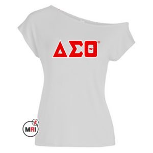 Delta Sigma Theta Off Shoulder Tee
