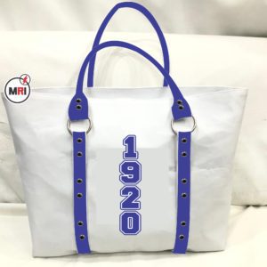 Zeta Phi Beta PU Leather Tote Bag