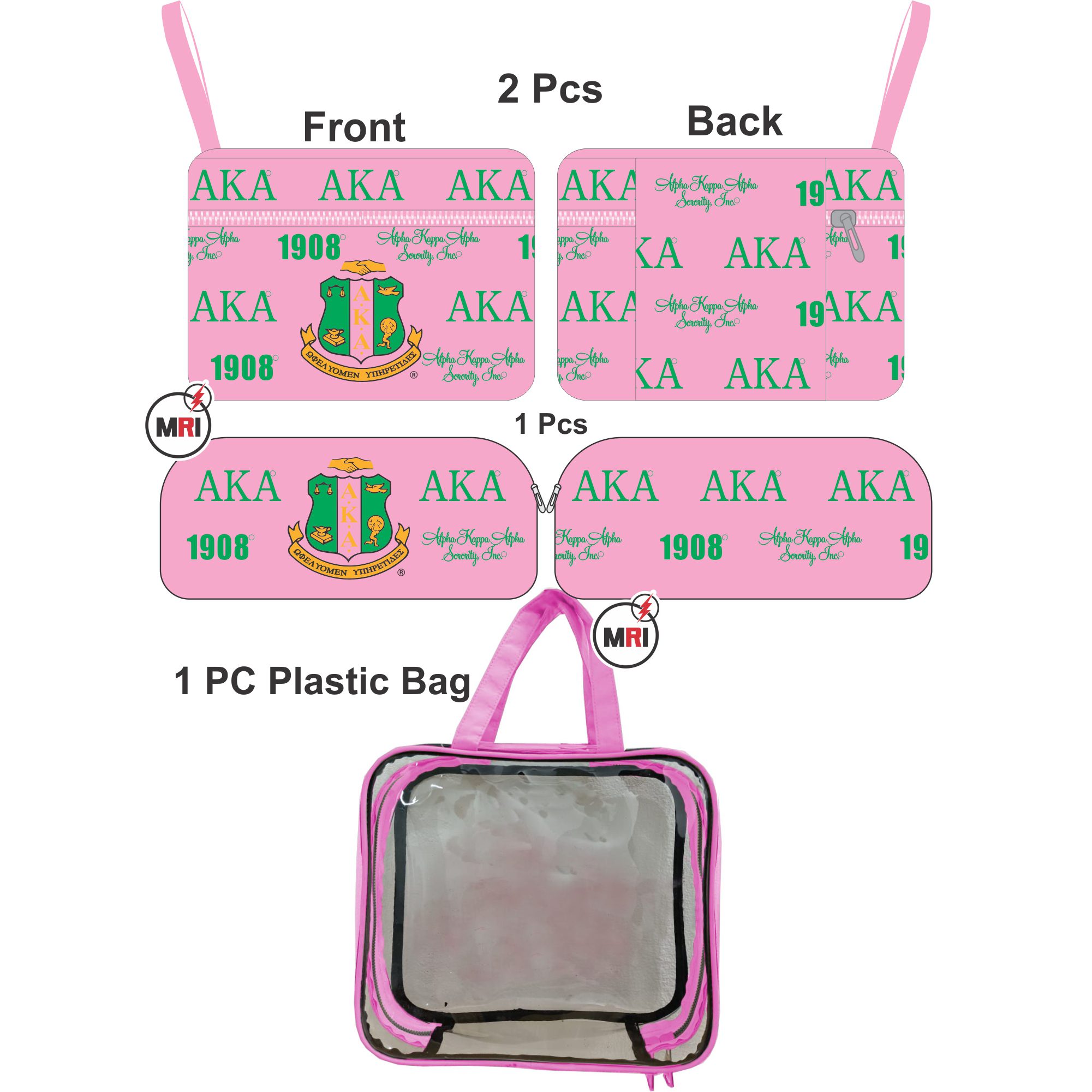 Alpha Kappa Alpha Stadium Bag Set