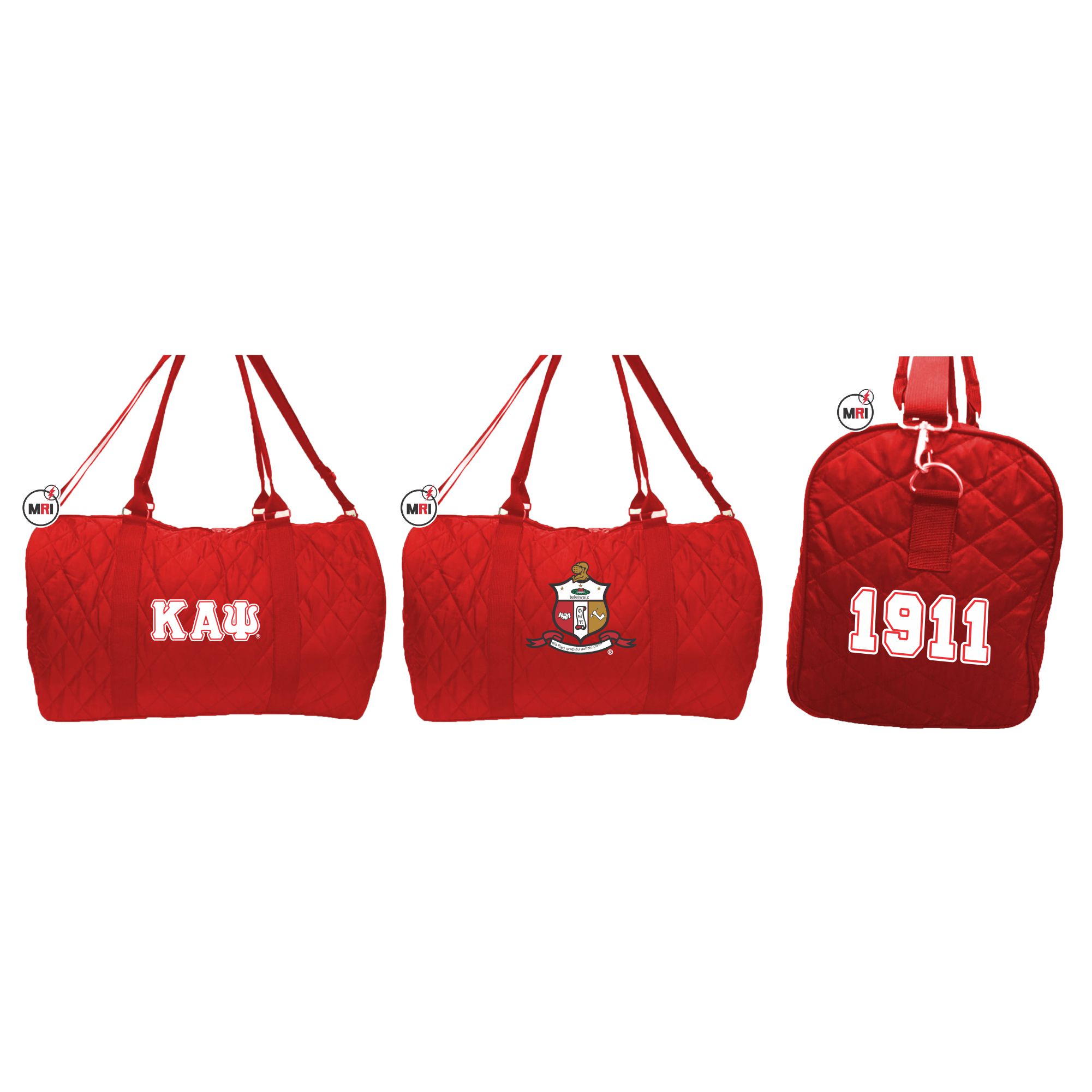 Kappa Alpha Psi Quilted Duffle Bag