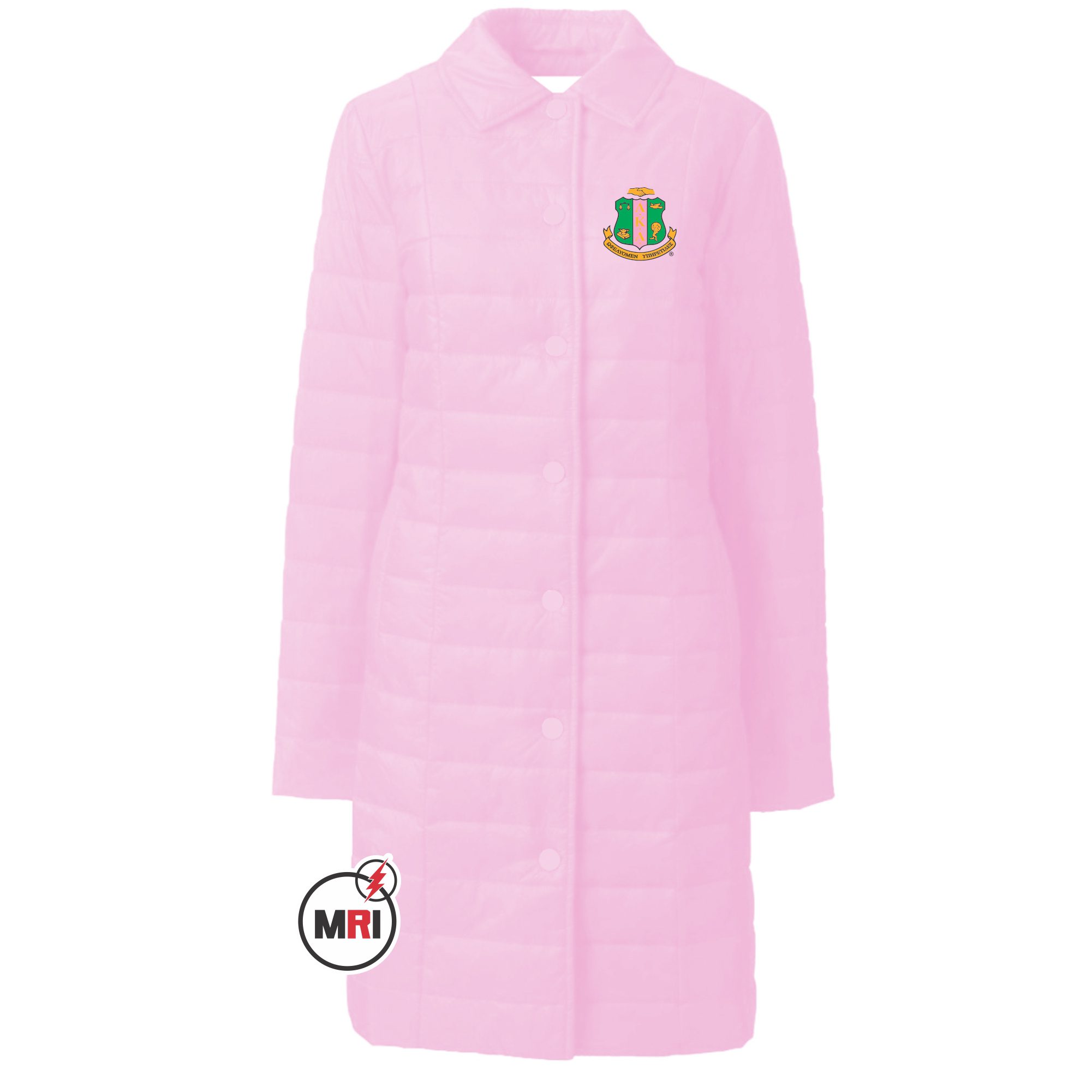 Alpha Kappa Alpha Puffer Long Coat/Jacket