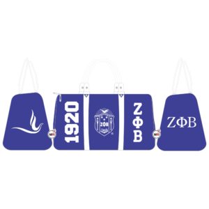 Zeta Phi Beta Sublimation Duffle Bag