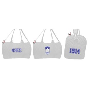 Phi Beta Sigma Quilted Duffle Bag