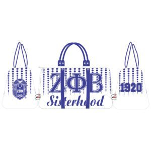 Zeta Phi Beta Sublimation Duffle Bag