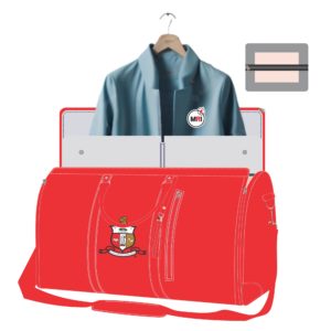 Kappa Alpha Psi Garment Bag Convert Into Duffle Bag