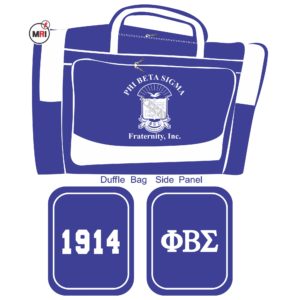 Phi Beta Sigma Duffle Bag
