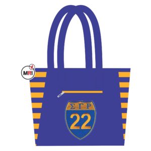 Sigma Gamma Rho Sublimation Tote Bag