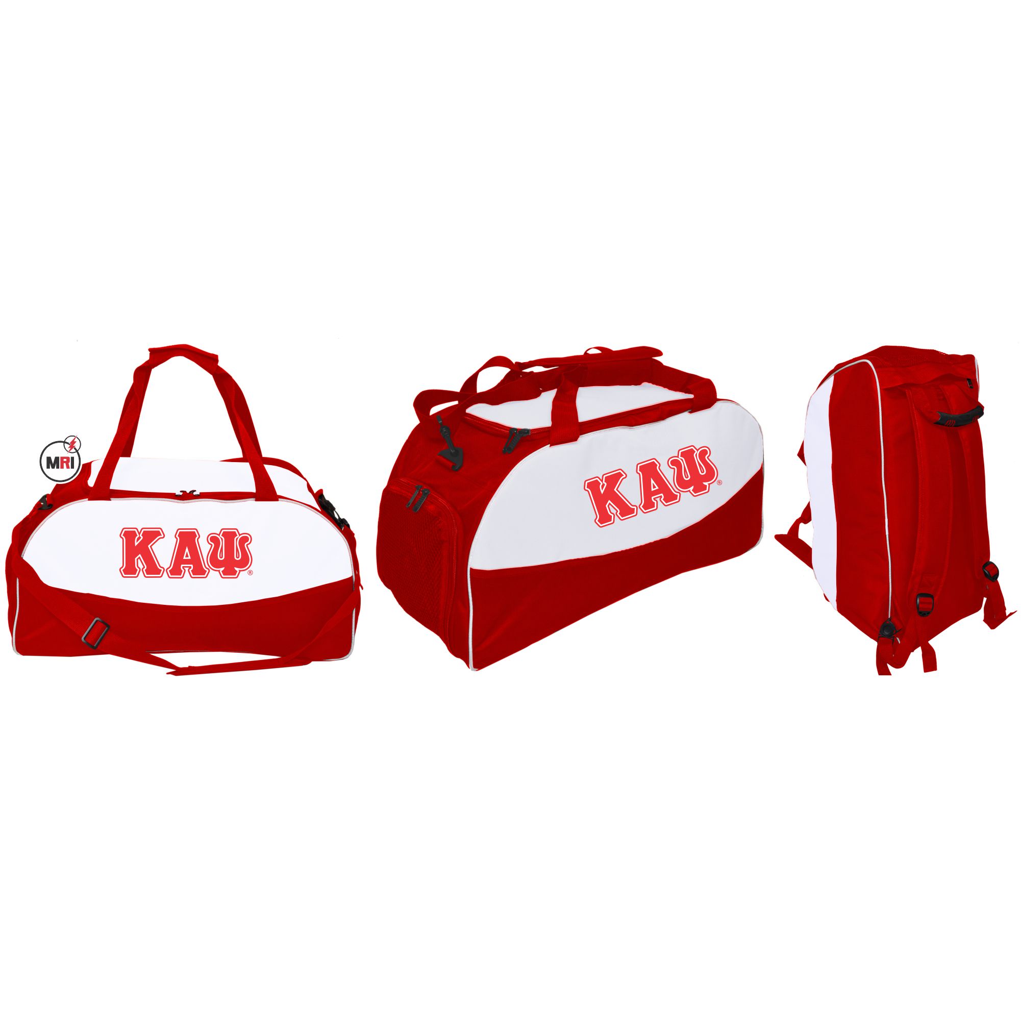 Kappa Alpha Psi Duffle Bag Convert into Backpack