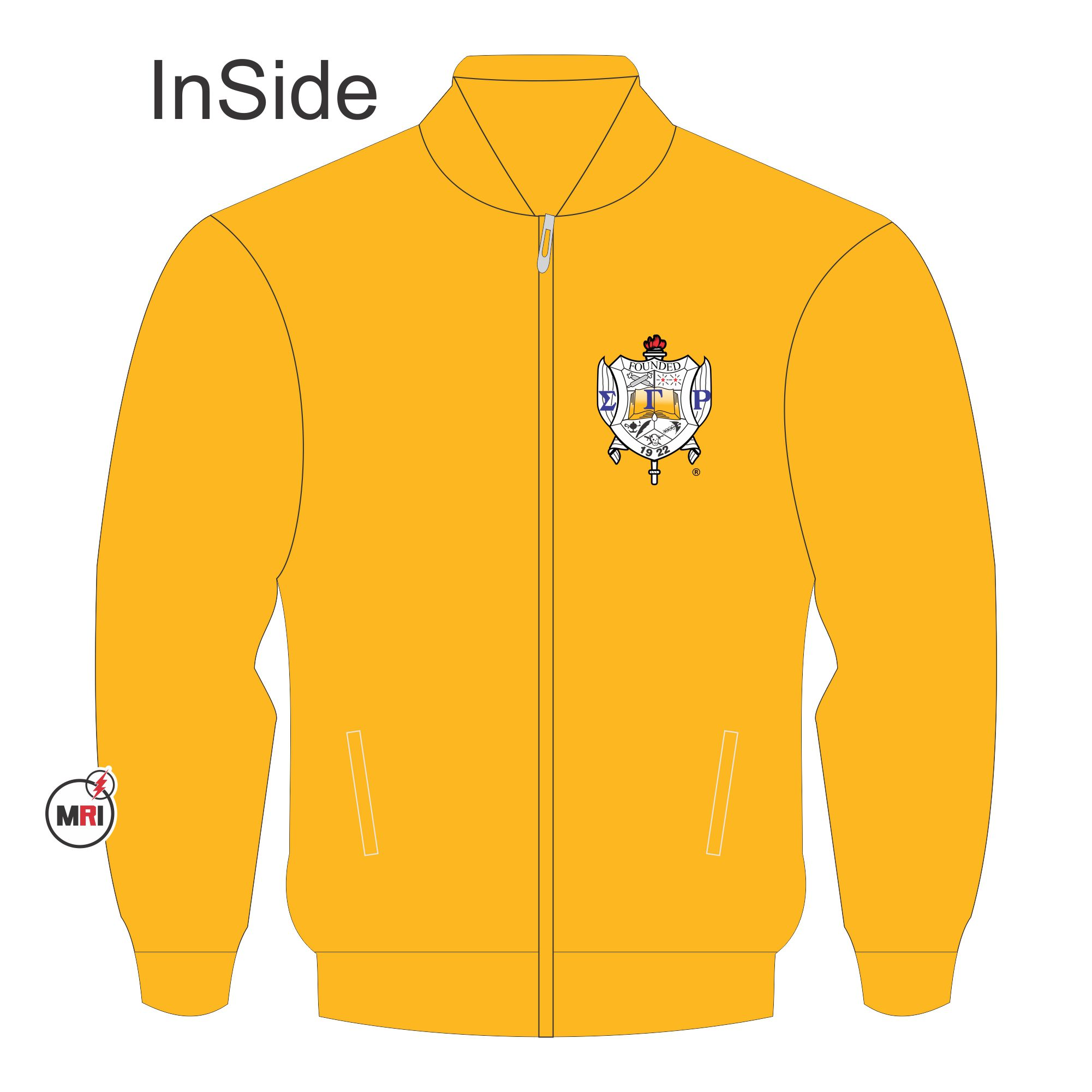 Sigma Gamma Rho Puffer Reversible Jacket - Image 2