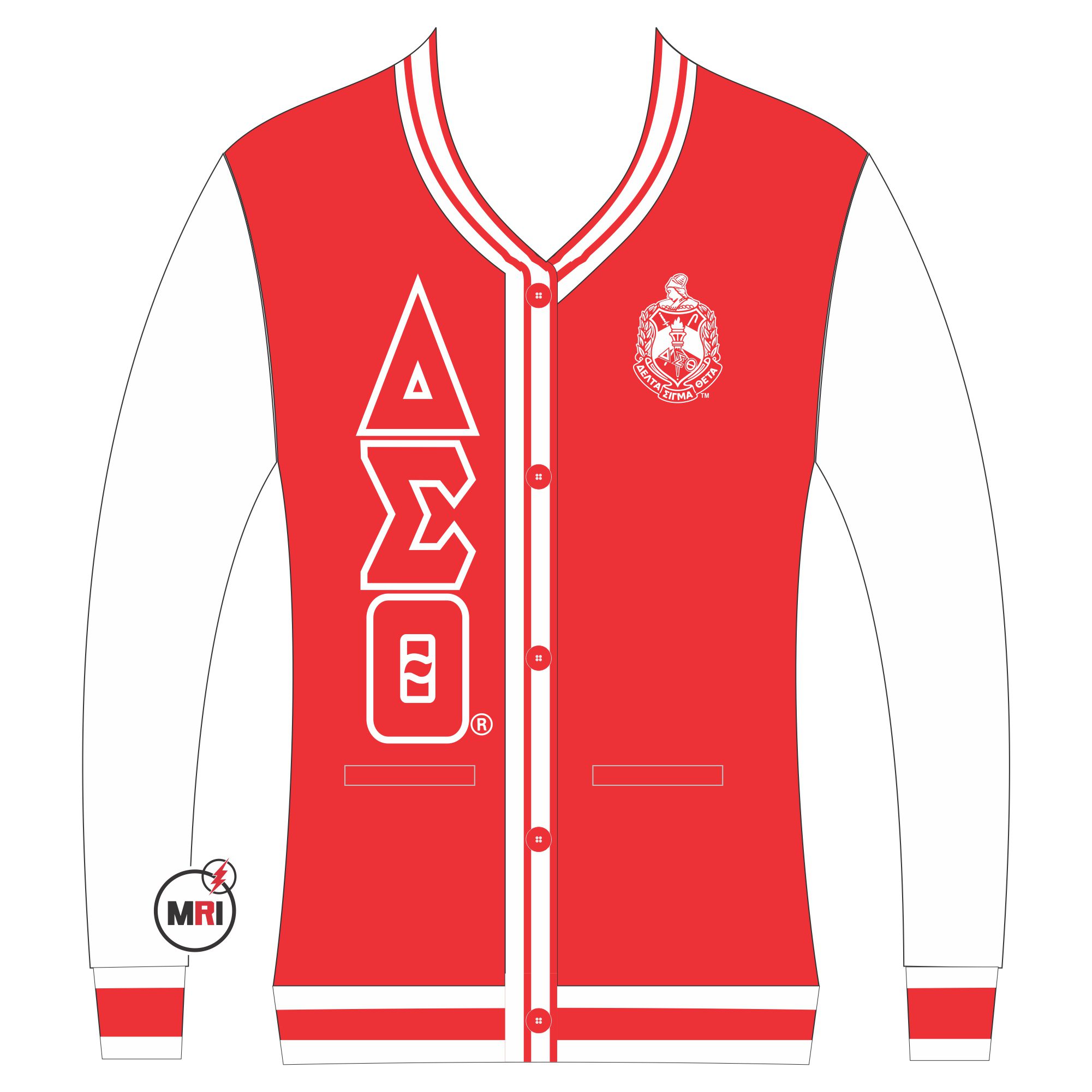 Delta Sigma Theta Knitted Cardigan Sweater
