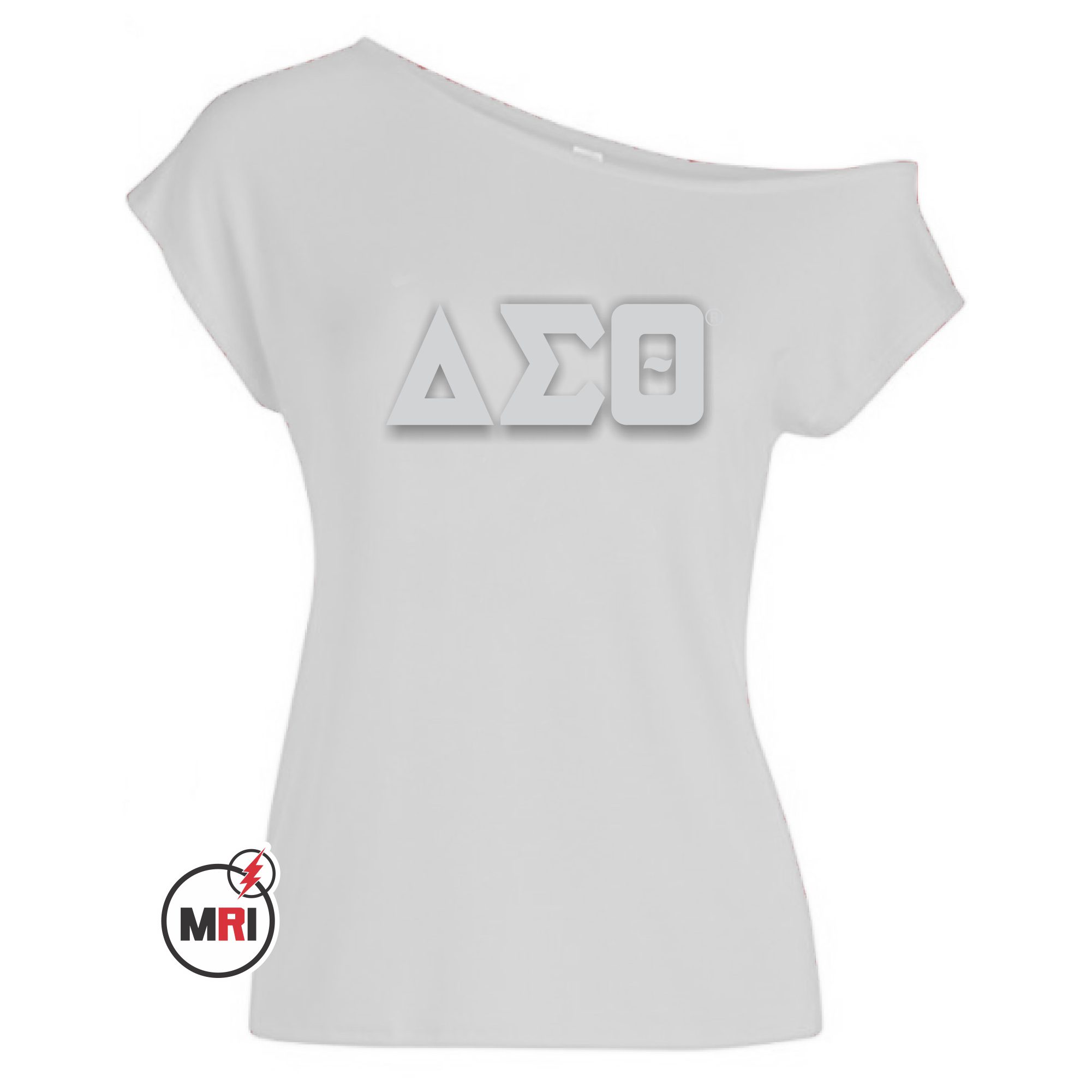Delta Sigma Theta Off Shoulder Tee