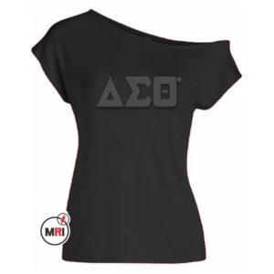 Delta Sigma Theta Off Shoulder Tee