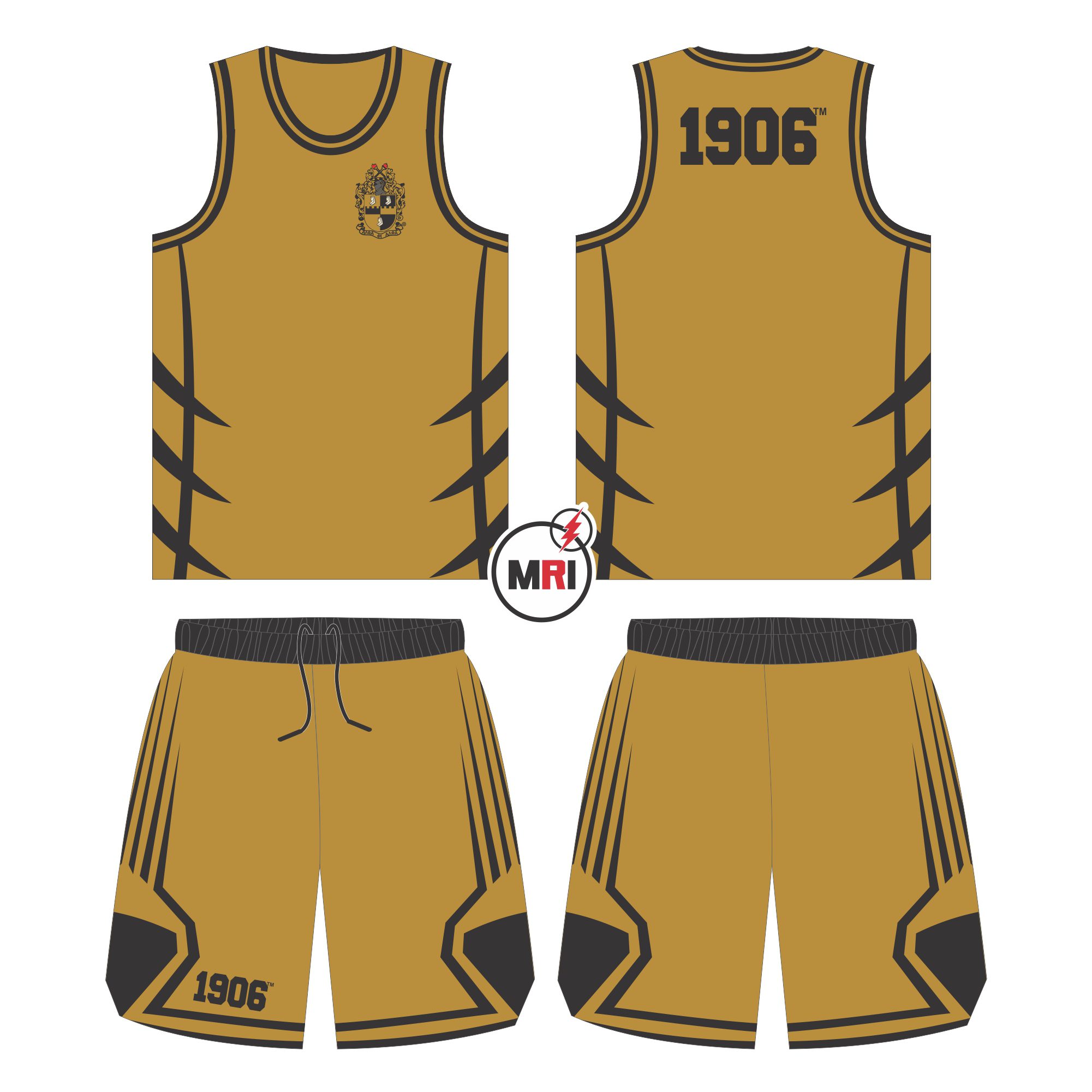 Alpha Phi Alpha Basketball Set Jersey with Short